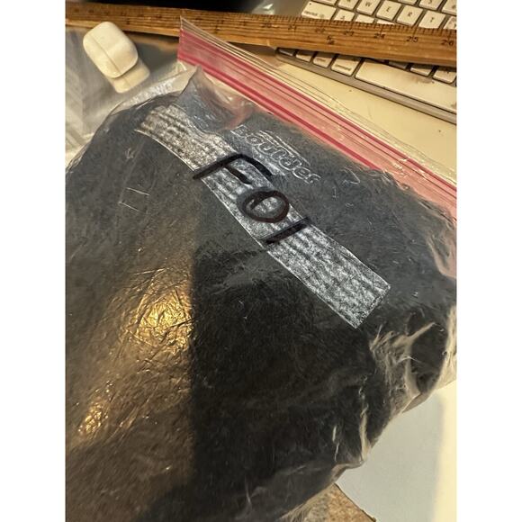 R Label Medium Women Open Front Duster Sweater Wool Cashmere Blend F01 - Picture 8 of 8